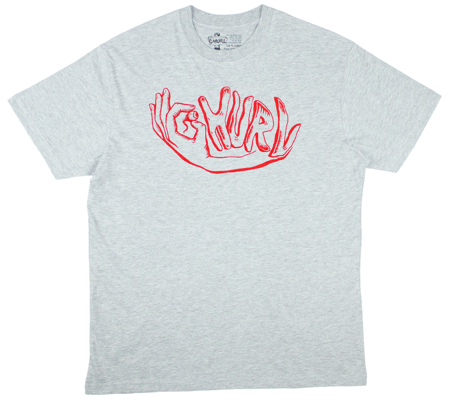 CHURLEYE RED/GREY TEE