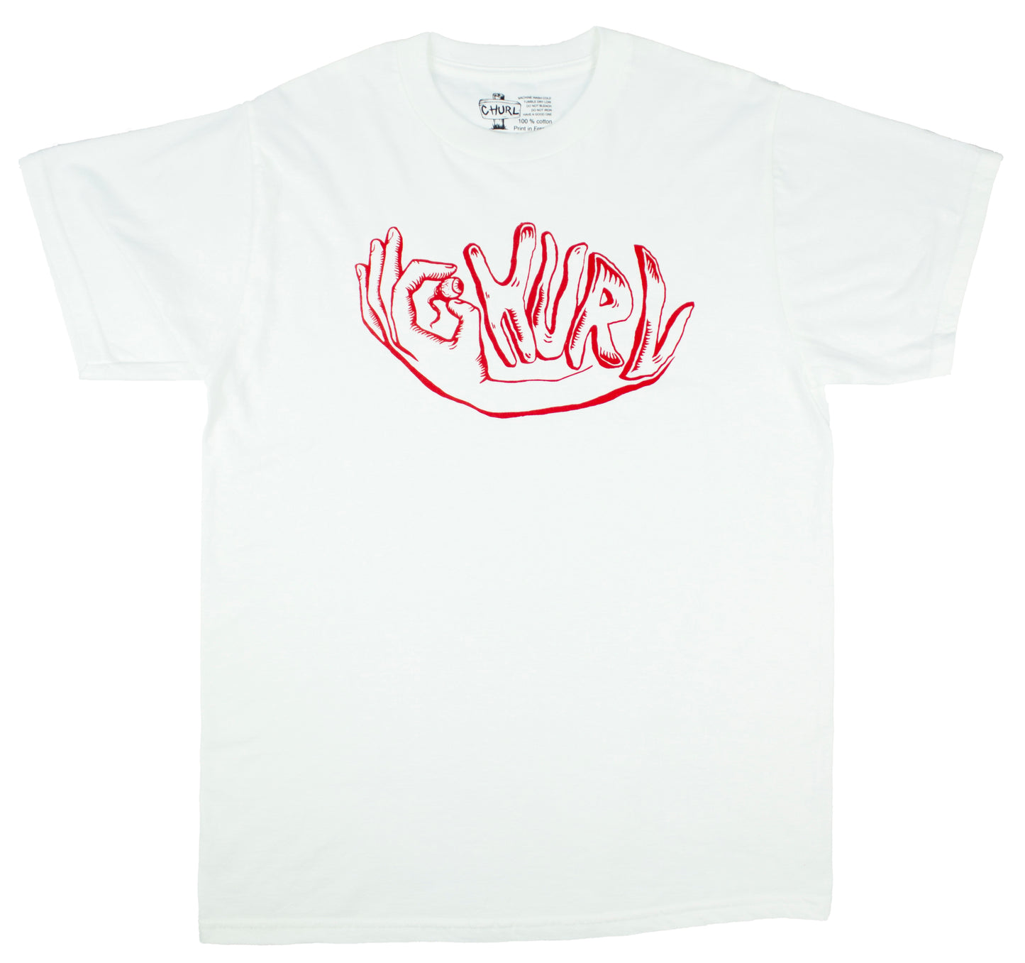 CHURLEYE RED/WHITE TEE